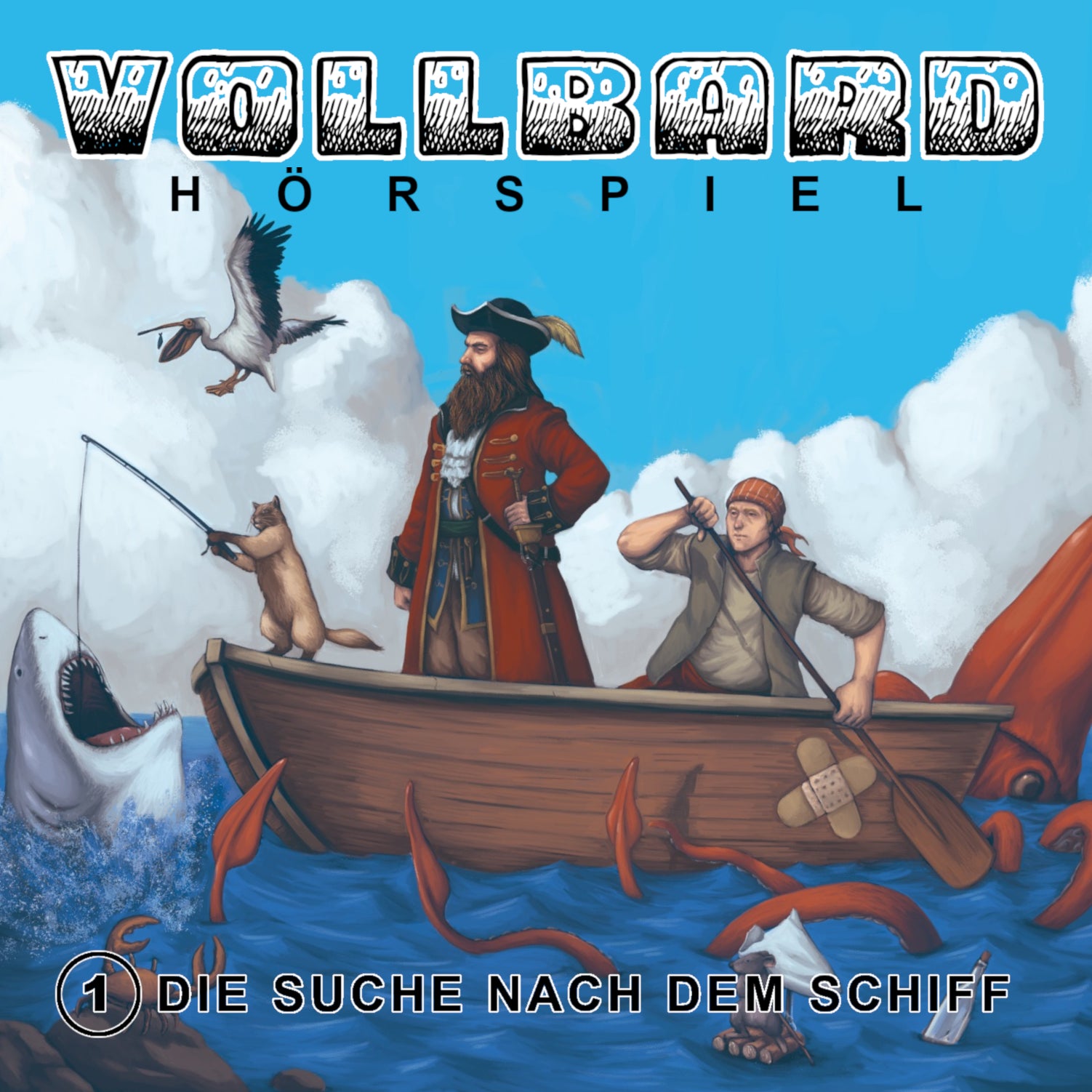 Cover Vollbard Hoerspiel - 1 - Die Suche nach dem Schiff