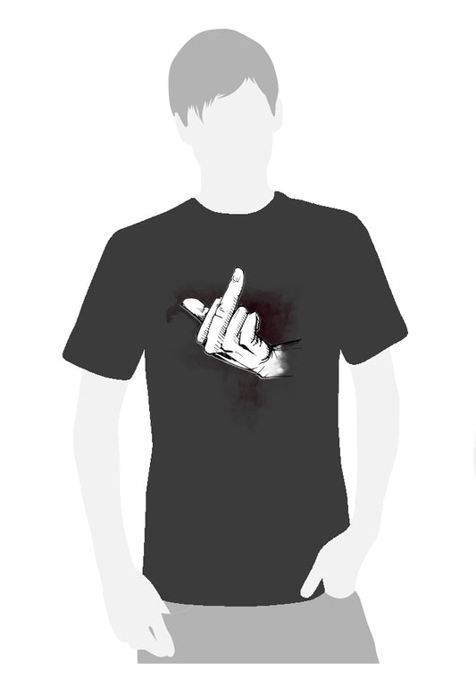 T-Shirt Sören Vogelsang Fick dich Mittelfinger