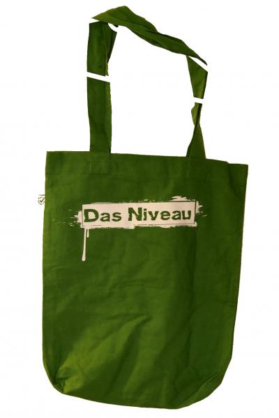 Das Niveau - Jute-Beutel "Das Niveau"-Spray-Logo