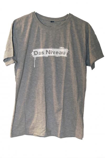 Das Niveau - T-Shirt "Das Niveau Graffitti" grau